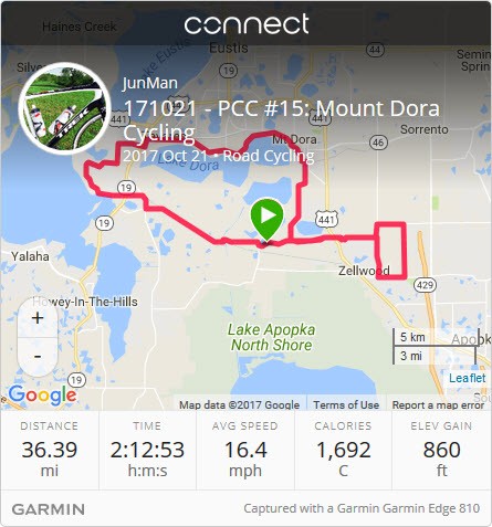 171021 - PCC #15: Mount Dora Cycling