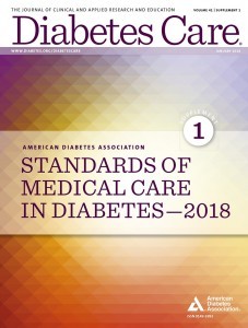 Diabetes Care Standards of Medical Care in Diabetes - 2018